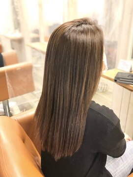 アンプリュス リアン(1+ Unplus lien) セミロングハイライトベージュブラウン/亀戸