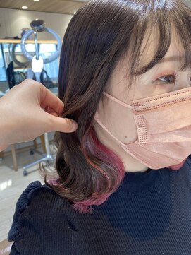 プラグ バイ ネオリーブ(plug by neolive) イヤリングカラー☆インナーピンク☆【tomoka】