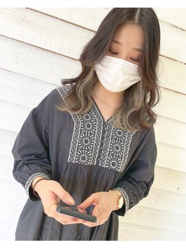 ウル(ulu) 【ulu】インナーカラー　ミルクティカラー　イルミナカラー