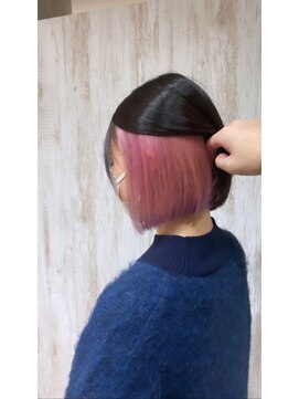 ゼルレーヴ(ZELE reve) ボブ×インナーカラー