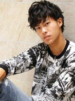 エムスラッシュ ソル センター南(M.SLASH SOL)&nbsp;■SOLセンター南・2■ニュアンスパーマの黒髪ショート