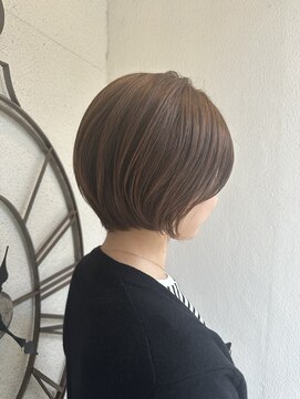 サンクチュアリー ウィズ コネクト(Sanctuary with connect) ショートヘア×透け感イルミナカラー