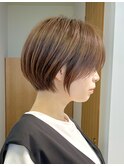 大人可愛いショートヘア