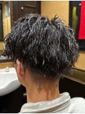 大人黒髪パーマ メンズパーマ 埼玉大宮さいたま市