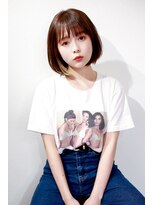 ラフィス ヘアーセプト 銀座店(La fith hair sept)&nbsp;【La fith】 丸みボブ×ポイントインナーカラー