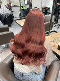 6867艶髪カシスレッドラベンダーパープルハイトーンワンホンヘア