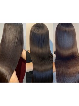 【扱いやすいカット×5Gトリートメント】サロン帰りのキレイが続く！つるんとまとまる美髪で魅力をUP◎