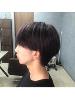 クレオ 福大通り店(CREO)&nbsp;パープルカラー×マッシュウルフ