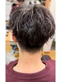 ヘアー ガーデン HAIR Garden 無造作パーマで軽やかなマッシュスタイル♪ハイライトで立体感◎