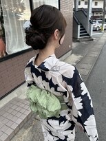 ヒビ(HIBI)&nbsp;浴衣ヘアアレンジ