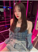 韓国ヘア/ブリーチ/暖色カラー/ワンホン【レイヤー/渋谷】