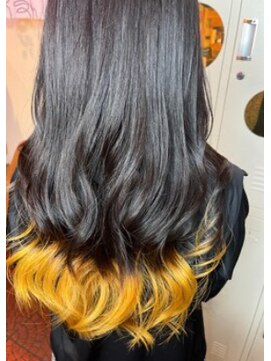 ヘアー ルシア(hair lucia) グラデーションイエロー