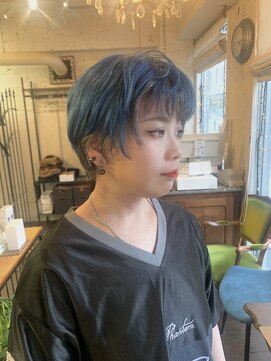 オーパスアミカ(OPUS AMICA) ブルー×シルバー