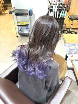 エイトタマプラ たまプラーザ店(EIGHT tamapla) 【EIGHT渡辺】グラデーションラベンダー【たまプラ】