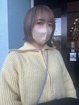 アイディー  高知(id)&nbsp;-高知 id-【白髪ぼかし】ハイトーンボブ