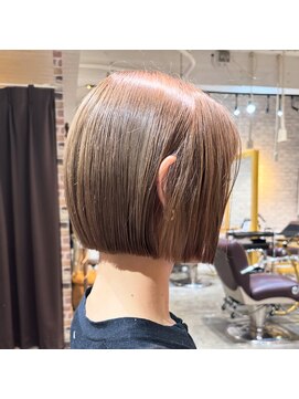 オルト(Ort) ミルクティーベージュ×ボブヘア
