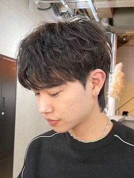 メロウメンズライン 神戸三宮(mellow men's line) 無造作マッシュ