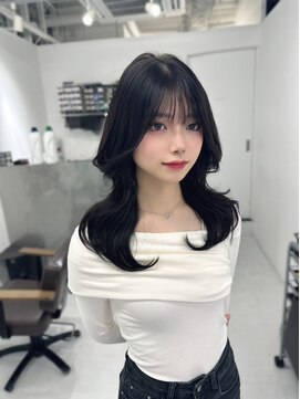 ハピネス 梅田茶屋町店(HAPPINESS) 韓国ヘア/レイヤー/顔周りカット/ブリーチなしカラー/グレージュ