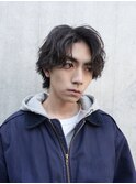 センターパートシャドウパーマルーズパーマスパイラルパーマ