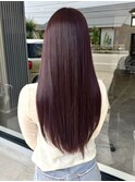 20代30代40代ブリーチなしダークボルダーレッド艶感