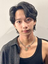 ダダキュービック(DADA CuBiC)&nbsp;メンズ無造作レイヤースタイルアップバングマッシュウルフ