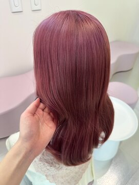 ジーナリア(Xena ria) 《衣織》ピンク/ケアブリーチ/韓国ヘア