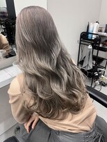 リムレスバイサンク 万代 新潟駅(LIMLESS by cinq) 新潟ミルクティーベージュピンクベージュ顔周りワンホンレイヤー