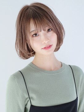 ガリカ 両国(Gallica) 『グレージュ × 透明感カラー 』 外国人風ボブ☆