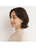 アディクシーヘアカラー×ミディアムボブ