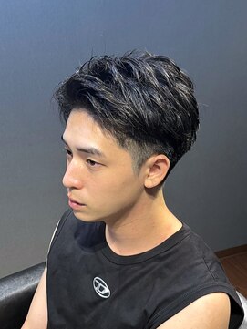 ビーダンディー(Bee dandy) ビジネスツーブロックショート かきあげオールバック
