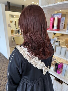 マヤ 昭和店(MYA) 暖色カラー カシスピンクカラー