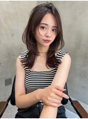 Liberte銀座 ミディアムレイヤー×チョコレートブラウン