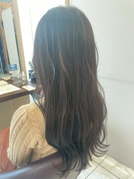 髪質改善/顔周りレイヤーカット/グレージュ[千葉/千葉駅]