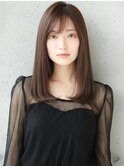 艶感ストレート×ワンカールセミロング