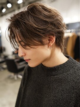 メンズカット/毛流れ/フェザーパーマ/ニュアンスパーマ