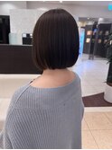 首元スッキリ!ナチュラルボブスタイル◎