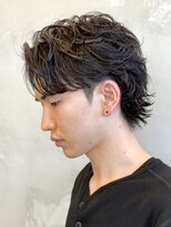エリマバイフィフス 調布(elima by fifth) 調布マレットフェザーマレットヘアフェザーパーマセンターパート