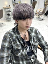 ヴァンメン ヴァンカウンシル 金山(VANMEN VAN COUNCIL)&nbsp;ホワイトグレージュミニウルフデジタルパーマMO 01