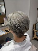 韓国ヘアハッシュカットダブルハイライトカラー【Lapista池袋】