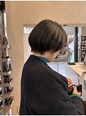 丸みショートボブ