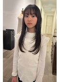 レイヤーカット　顔周りレイヤー　韓国風レイヤー