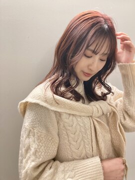 オーセンヘア(AUTHEN.HAIR) (mutsumi.)高発色ピンクブラウン*ブリーチなし【仙台美容室】