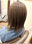 ナチュラルなのにおしゃれな切りっぱなしボブ/質感調整/モテ髪