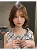 サンドナル 鹿児島天文館(sand NALU)&nbsp;ハッシュカット/グレージュ/デザインカラー[鹿児島天文館]