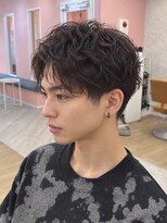 FIGARO MEN'S -UMEDA-【メンズアイブロウ/眉毛/ブリーチ/メンズカット/パーマ】 メンズ・ビジネス無造作ショート