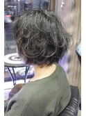パーマを活かした☆立体スウィングショート