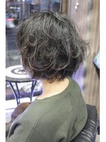 オーバーキャプテンネイキッド(OVER CAPTAIN NAKED) パーマを活かした☆立体スウィングショート