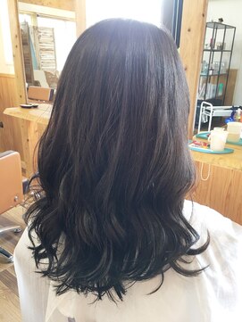 ララテラス(LaLa Terrace) ～LaLa Terrace流～ダークグレージュ×無造作ふわミディ