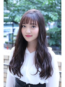 コマ(coma) 【coma中野】暗髪セミウェットで作る、くせ毛風ルーズパーマ.