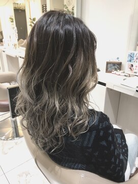 アッシュ 大宮店(Ash) 山崎ハイグラ3年　海外風グレージュ